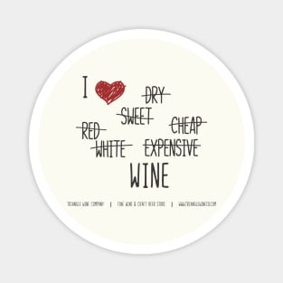 I Heart Wine Magnet